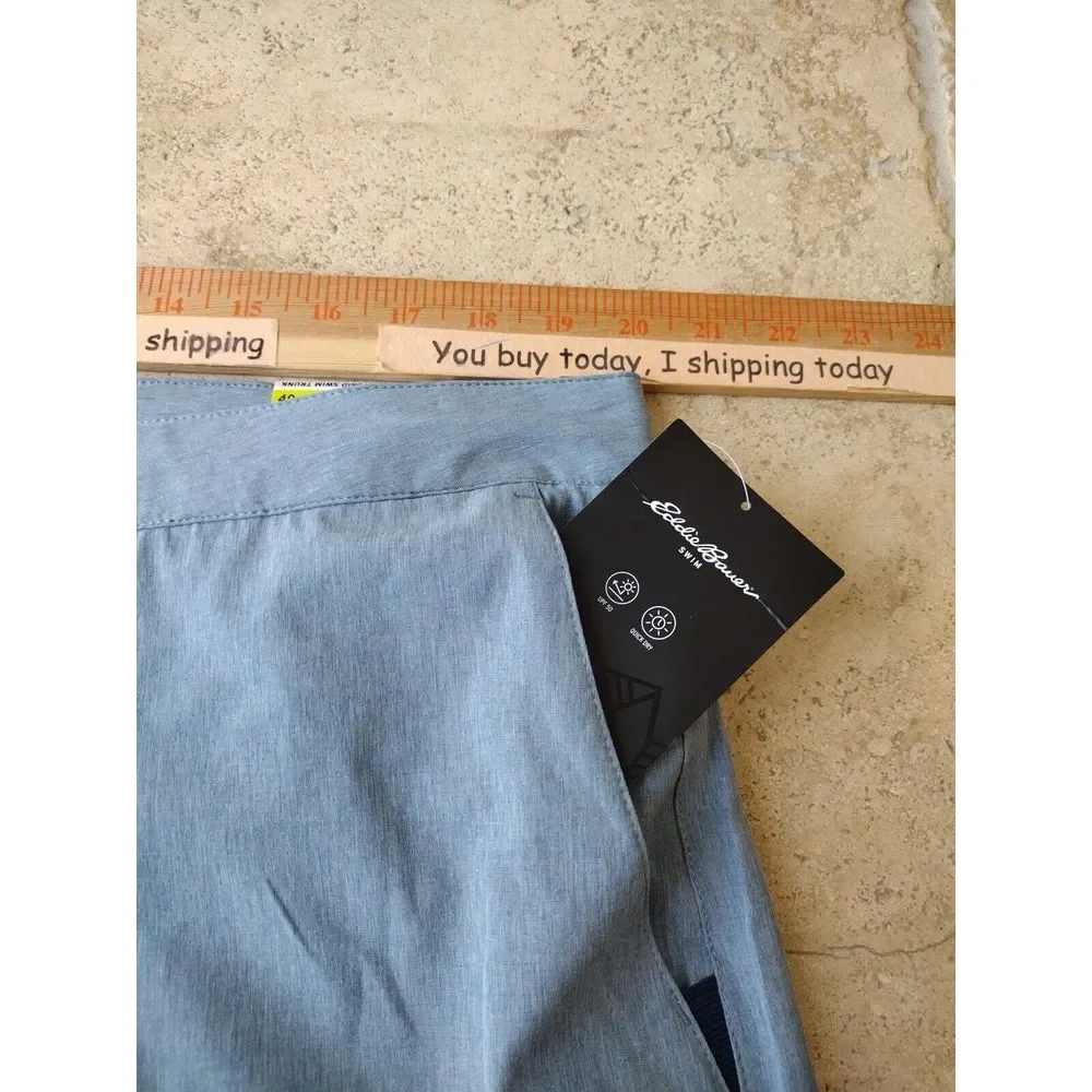 Eddie Bauer Swim Trunks Men 40 Hybrid‎ Classic Style For All Activities UPF 50